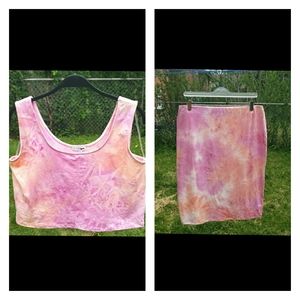 Fashion Nova Plus Sweet as Candy Skirt Set